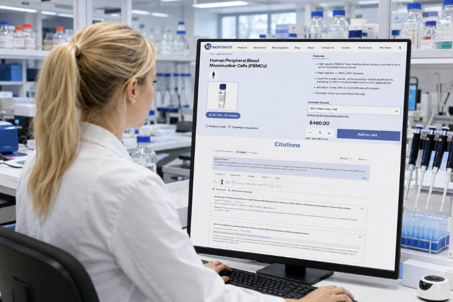 iQ Biosciences and Bioz press release image
